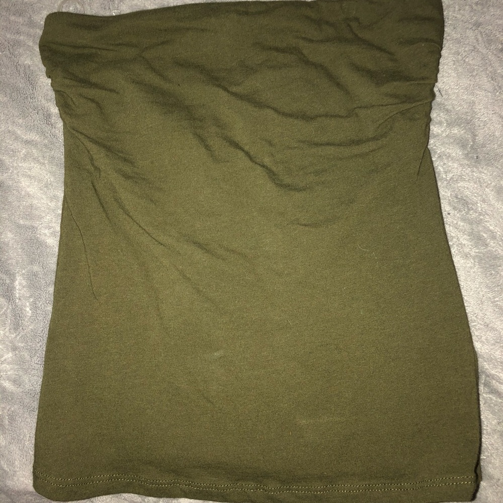 Green tube top